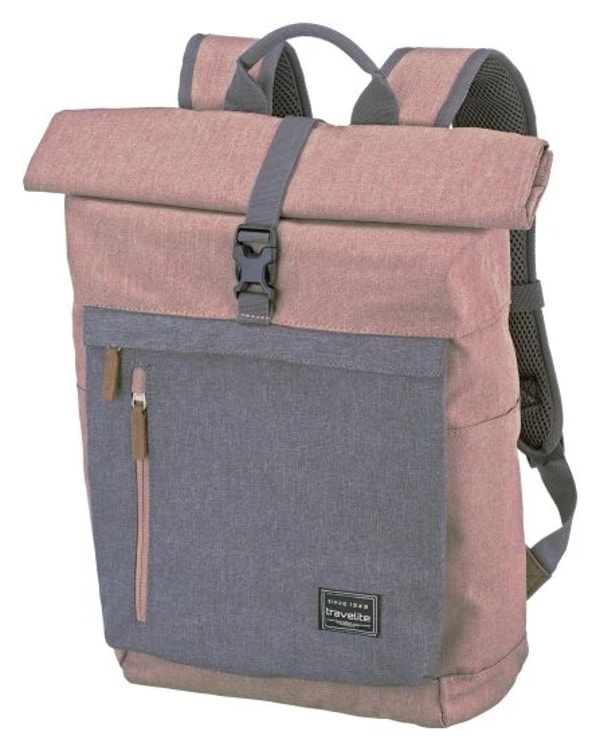Bagalio Travelite Basics Roll-up Backpack Rose Recenze