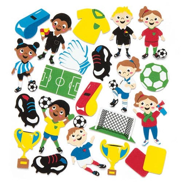 Baker Ross Football Foam Stickers Review