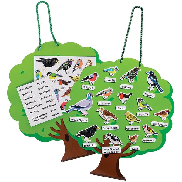 Baker Ross Bird Identification Magnetic Tree Kit Review