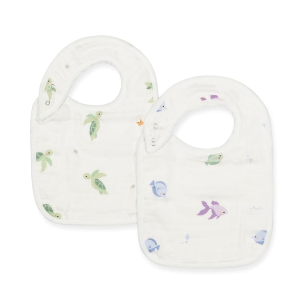 Bamboo Little Fish & Turtle Bib Set Review