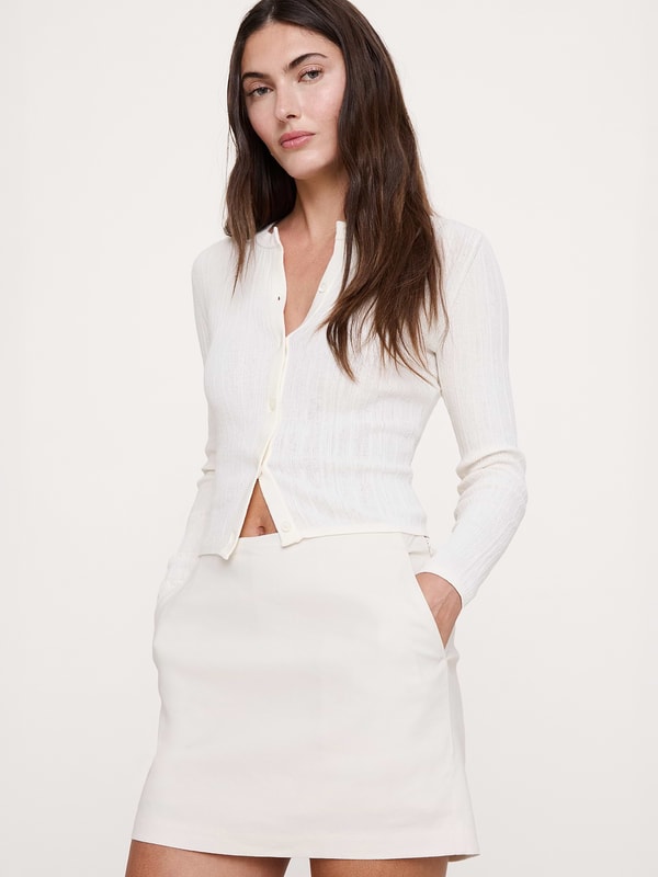 Banana Republic Linen-Viscose Mini Skort Review
