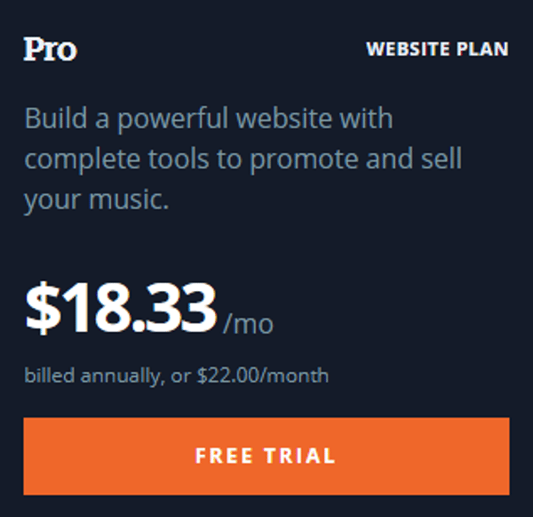 Bandzoogle Pro Plan Review