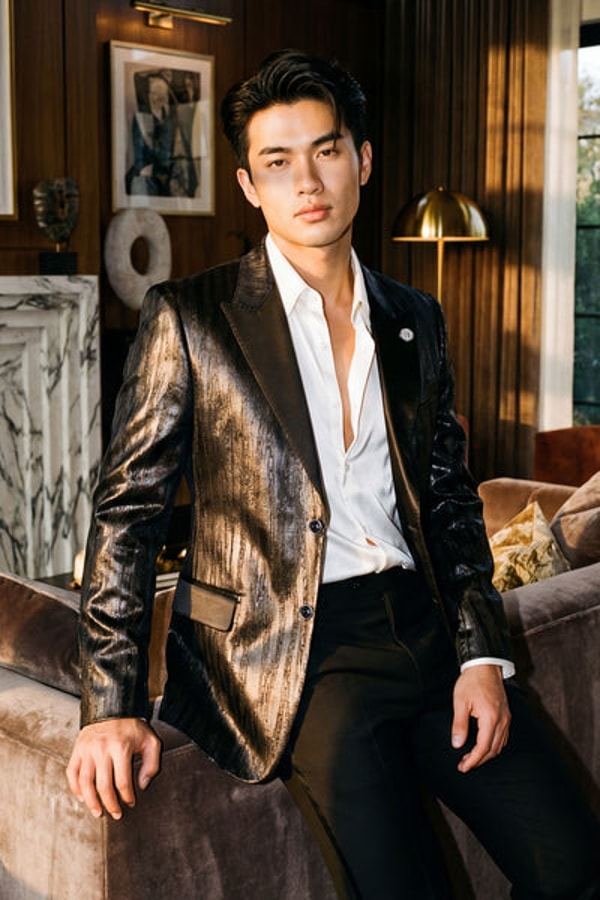 Barabas Alaric Satin Blazer Review