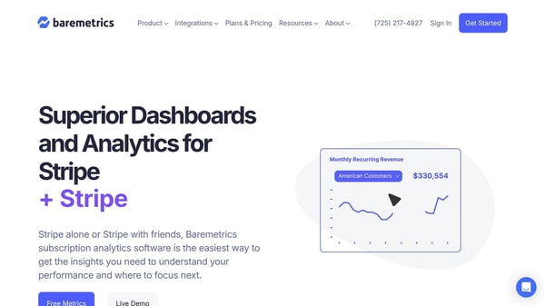 Baremetrics Subscription Analytics Review