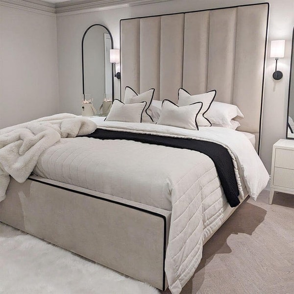 BarronBeds Molineaux Panelled Piping Border Bed Frame Review