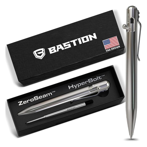 BASTION Stainless Steel - Bolt Action Pen Review