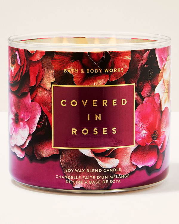 Bath & Body Works Covered In Roses 3-Wick Candle Review
