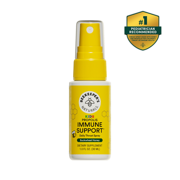Beekeeper's Naturals Kid's Propolis Immune Support Throat Spray Review