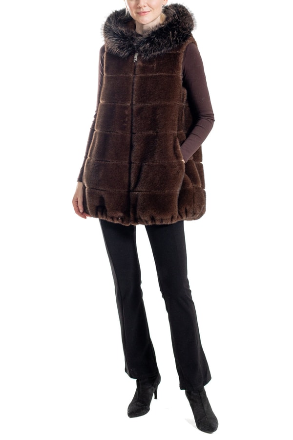 Belle Fare Georgetown Faux Fur Vest Review