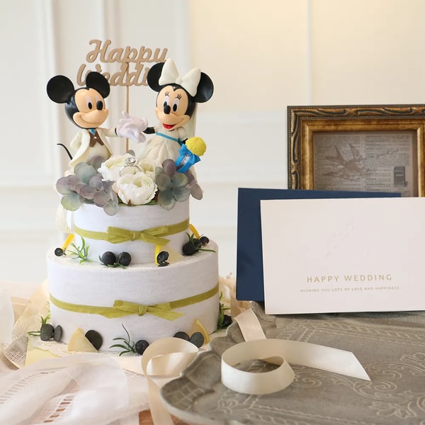 Belle Vie 電報 結婚式 ミッキー＆ミニーウェディングケーキ（専用ケース入り） レビュー
