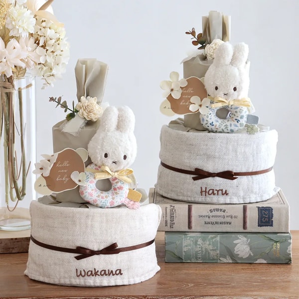 Belle Vie Baby miffy x Little Dutch ナチュラルタオルおむつケーキ レビュー