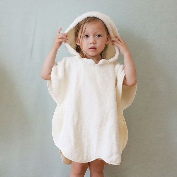 Belle Vie Enfant Nuage オーガニックコットンMokuMoku バスポンチョ レビュー