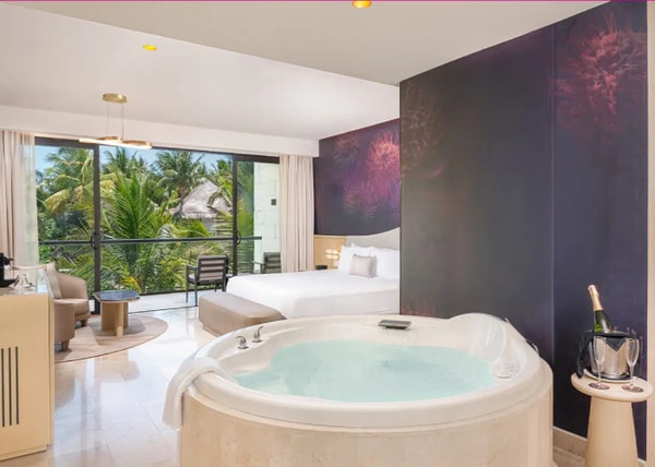 Desire Riviera Maya Resort Beloved Tropical View Jacuzzi Suite Review