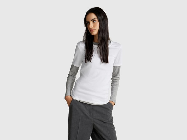 Benetton T-shirt coupe r&eacute;guli&egrave;re Review