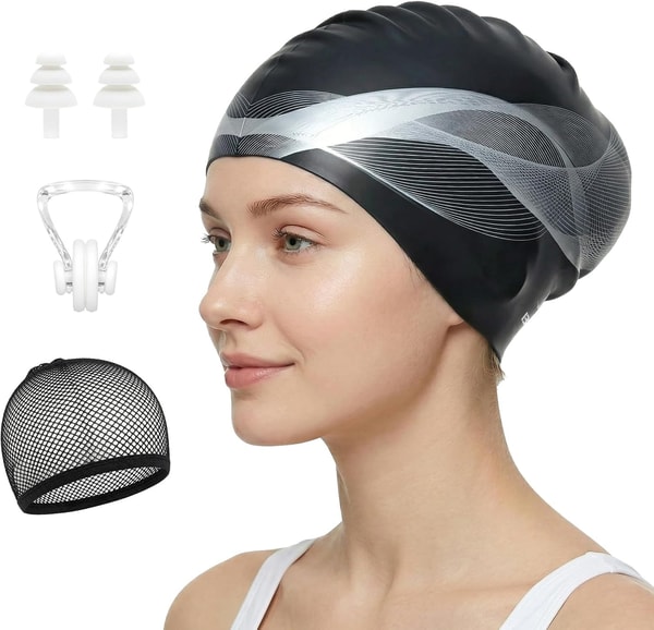 Benice Sports Silicone Swim Cap for Long Hair Review