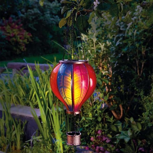 Bents Garden & Home Smart Solar Flaming Balloon Light XL Rainbow Reviews