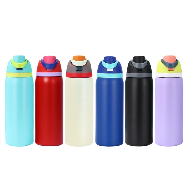 Besin Tumblers 24/32oz Owala Dupe Freesip Insulated Stainless Steel Thermos Water Bottle with Built-in Straw Reviews