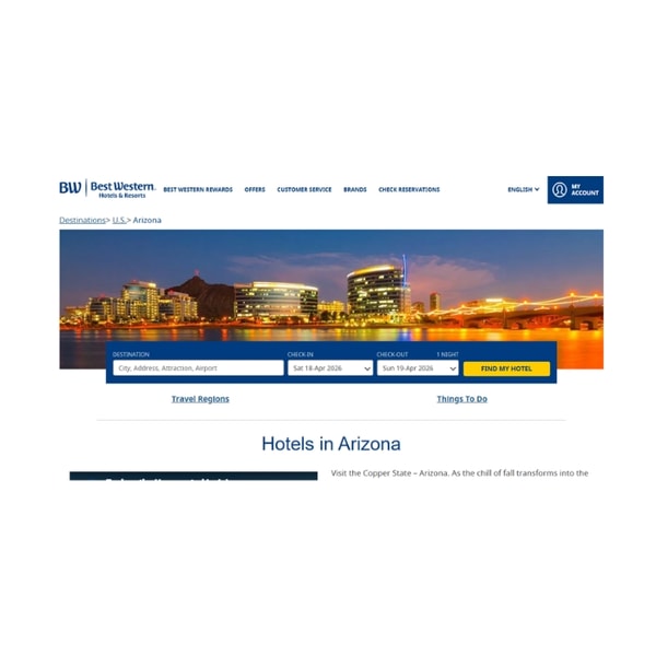 Best Western Hotels Arizona Travel Guide Review