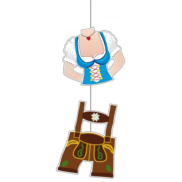 Bierfeest artikelen Hangdecoratie lederhosen Oktoberfest Beoordeling
