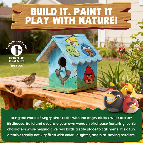 Big Bat Box WildYard X Angry Birds DIY Birdhouse Kit Review