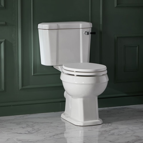 Big Bathroom Shop Milano Richmond - Traditional Close Coupled Toilet with Cistern and Seat Review