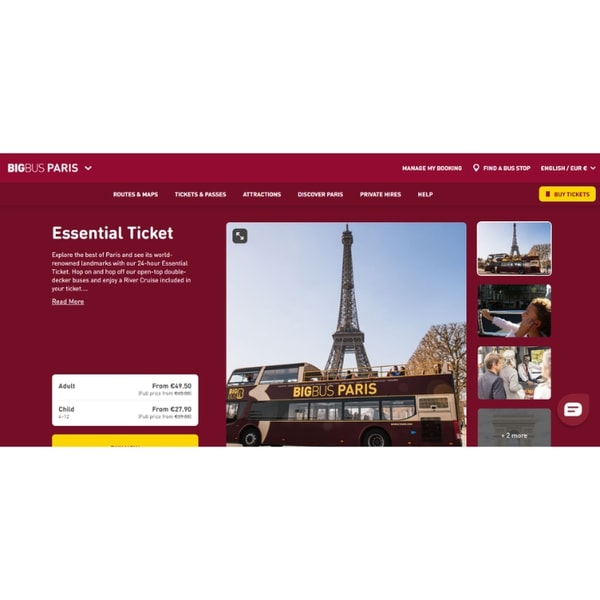 Big Bus Tours Paris Essential Ticket Review