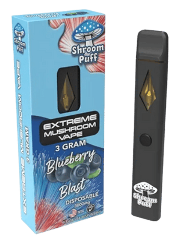 Big D CBD Shroom Puff Extreme Mushroom Vape 3G Muscimol Extract Disposable Review