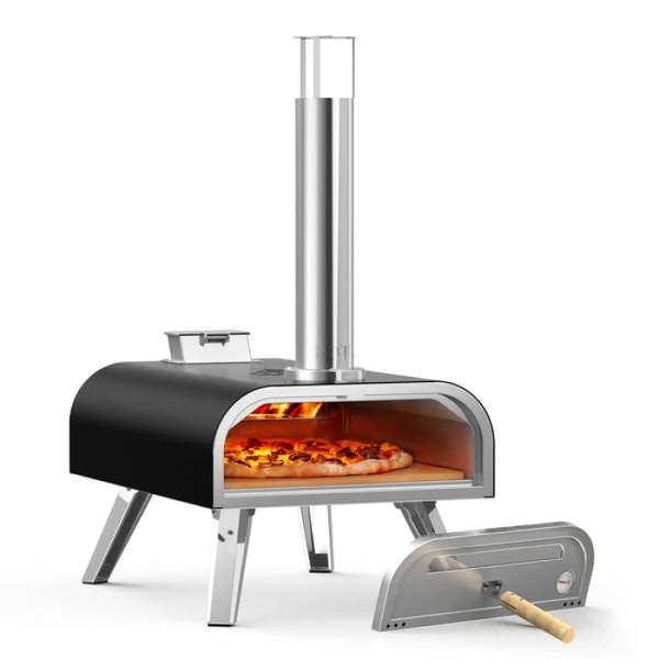 Big Horn Outdoors 16" Wood Pellet Pizza Oven, Sliver/Black Reviews