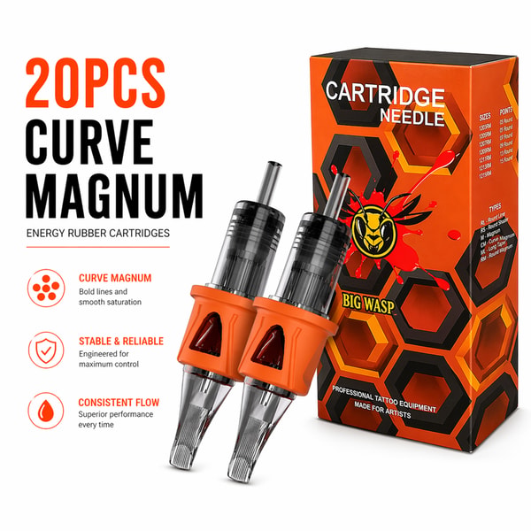 Big Wasp Tattoo Energy Curve Magnum Cartridges Review