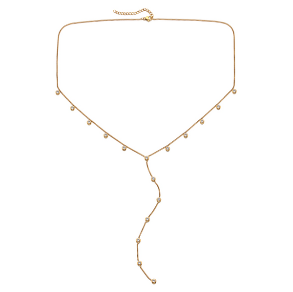 Bijoux De Mimi India Gold Crystal Droplet Necklace Reviews