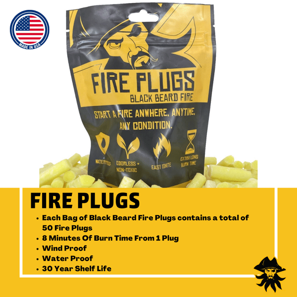 Black Beard Fire Starters Fire Plugs Review
