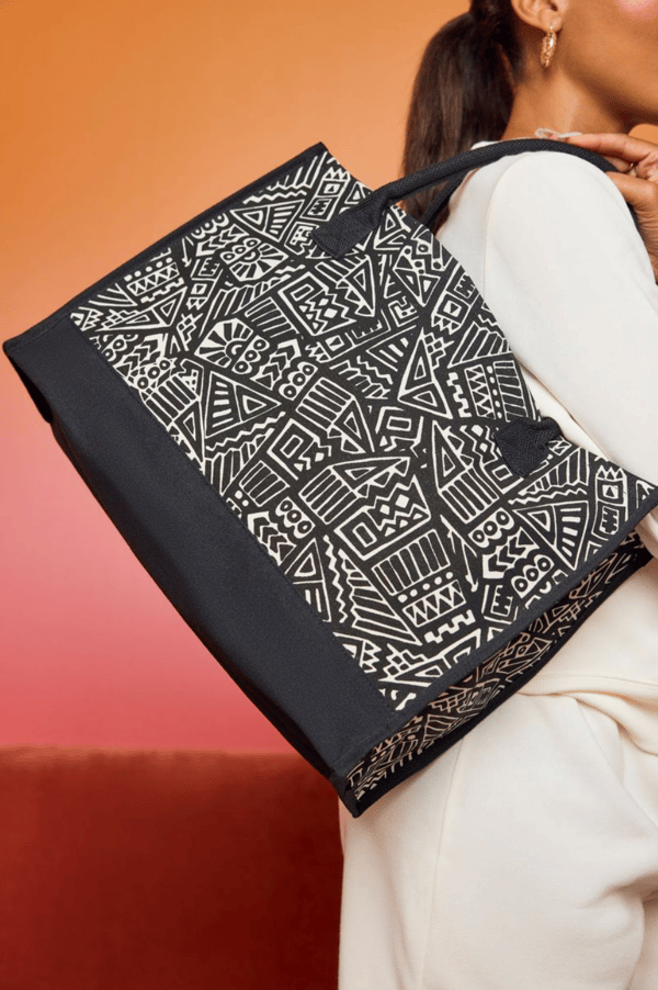Black Paper Party Eclectic Geo Canvas Tote Review