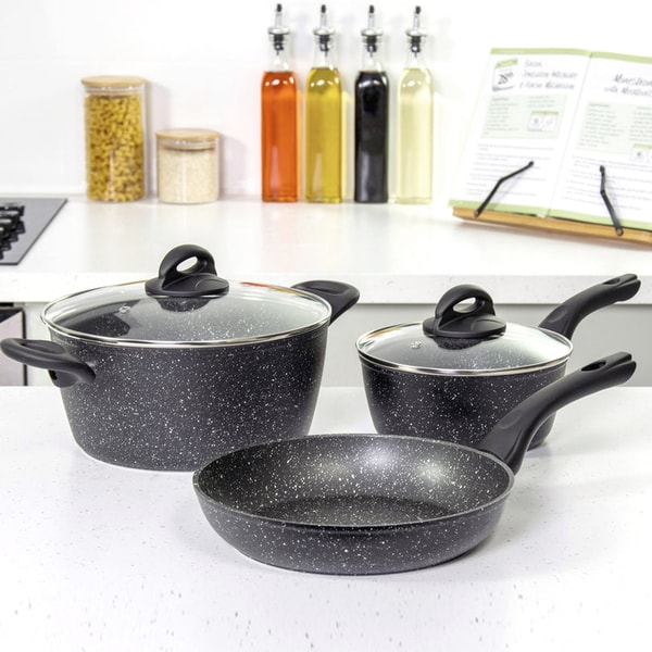 Blackmoor Home Classic 3-Piece Black Mixed Pan Set Review