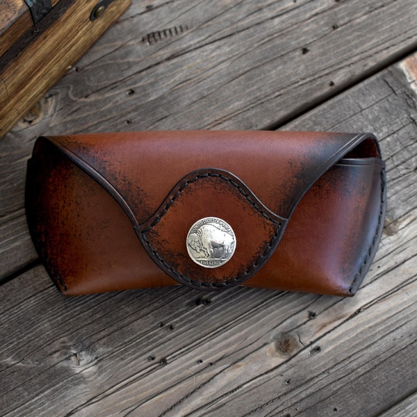 Blackthorn Leather EYEGLASS CASE - Buffalo Nickel Review