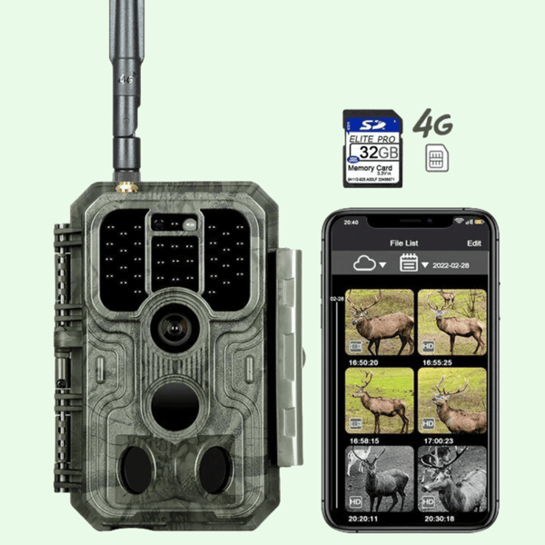 BlazeVideo 4G LTE Cam&eacute;ra de chasse 48MP 1296P avec carte SIM et 32GB SDCard Nocturne No Glow Invisible Infrarouge D&eacute;tecteur de Mouvement Avis