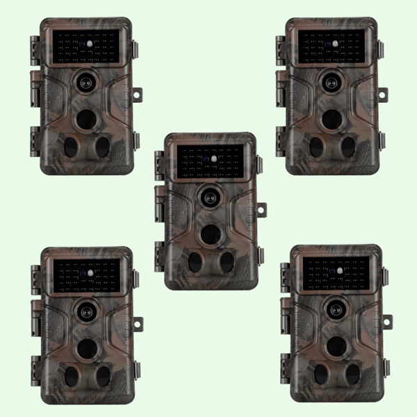 BlazeVideo Pack x5 Cam&eacute;ras Pi&egrave;ge Photo 64MP HD 1296P avec Son et Vision Nocturne Avis