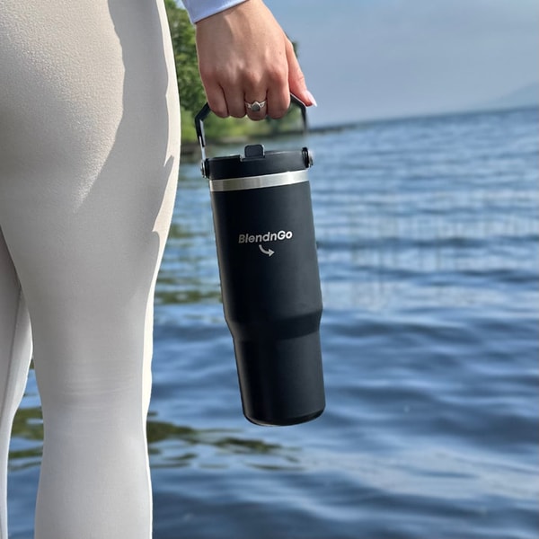 BlendnGo Travel Essential Flip Straw Tumbler Review