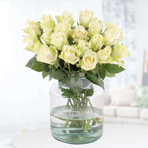 Blumenshop.de 20 Wei&szlig;e Rosen Bewertung