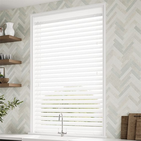 Blinds 2go Pristine White Faux Wood Blind Review