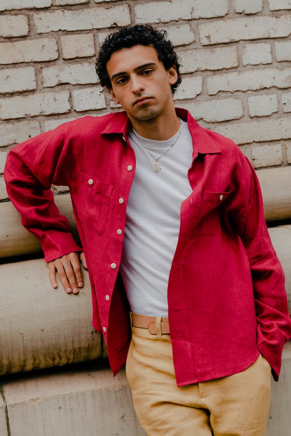 Blluemade Overshirt in Raspberry Linen Review