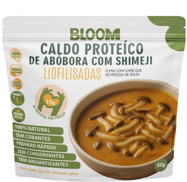Bloom Caldo de Ab&oacute;bora com Shitake Avalia&ccedil;&atilde;o