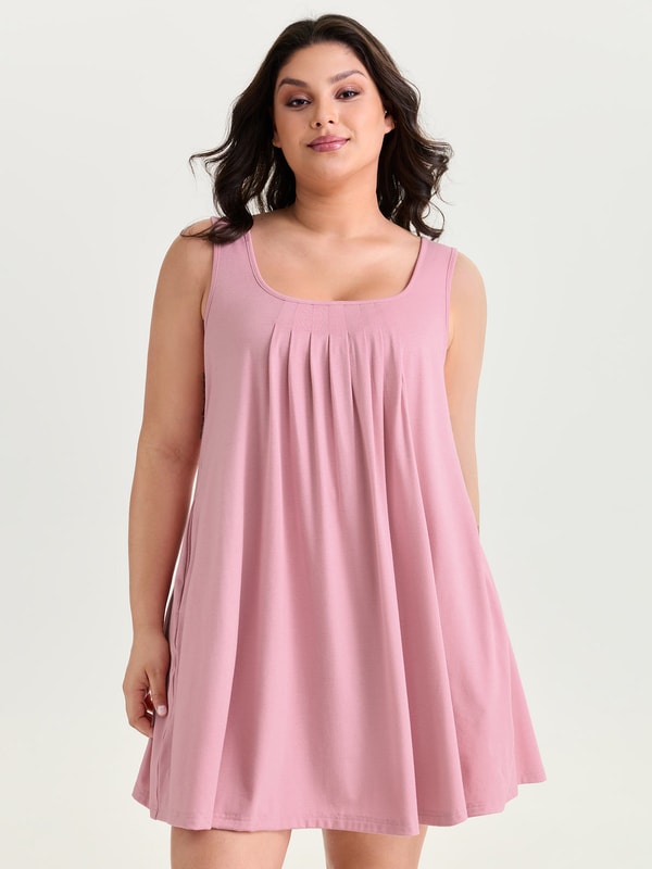 BloomChic Supersoft Stretchy Pleated Flowy Lounge Dress Review