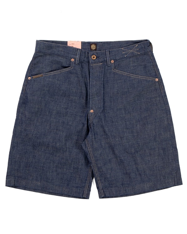 Blue Beach Denim Indigofera Foley Shorts  评测