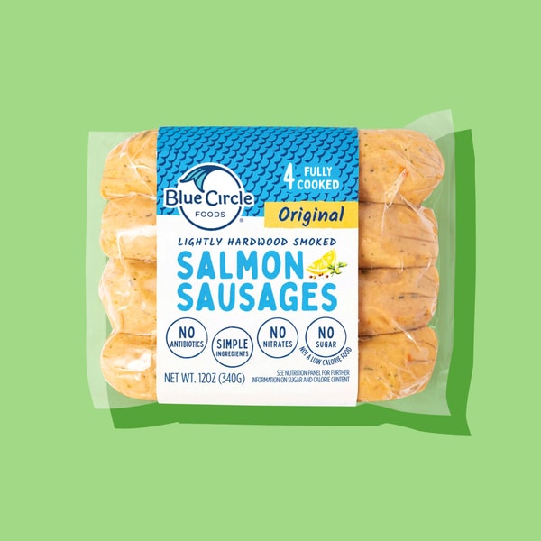 Blue Circle Foods Original Salmon Sausages Review
