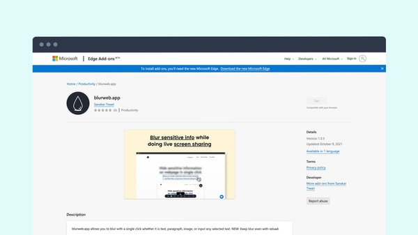 Blurweb.app Startup Review