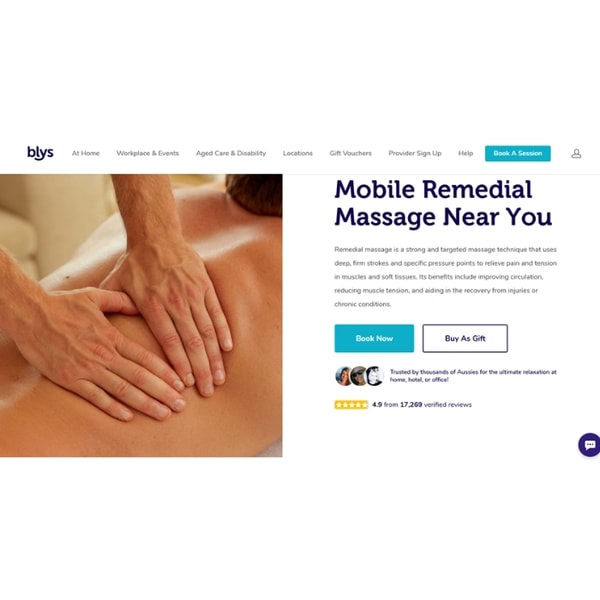 Blys Mobile Remedial Massage Review
