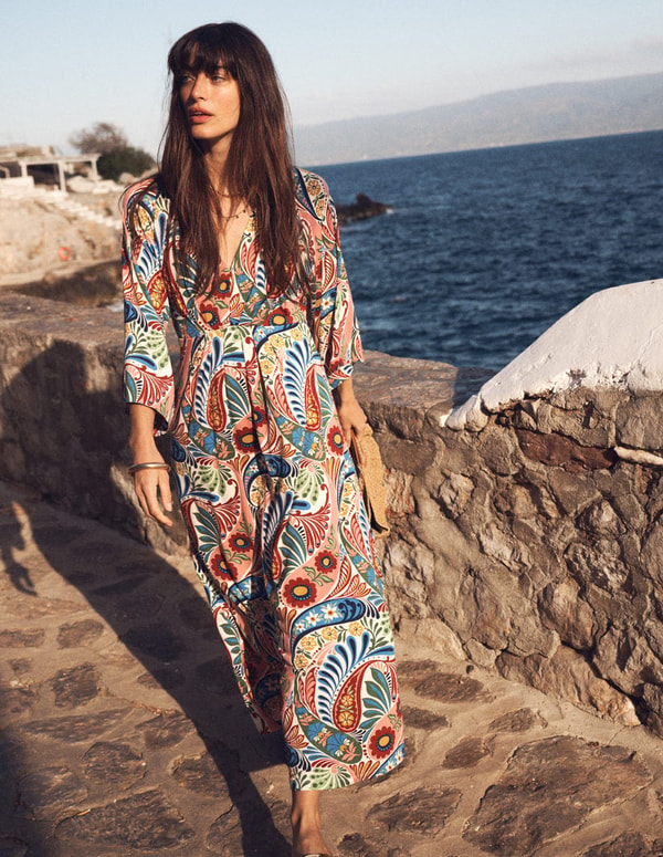 Boden Nell Kimono Midi Jersey Dress Review
