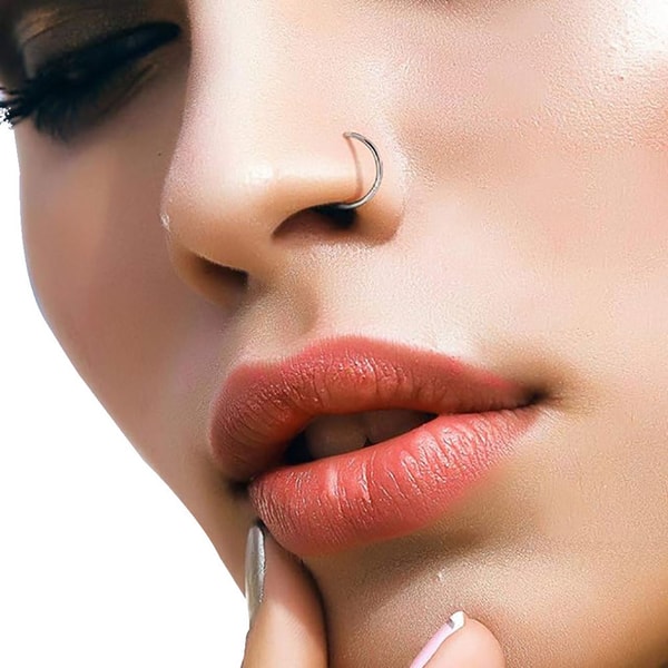 Body Jewelry 14K Solid Gold C Shape Nose Ring Review
