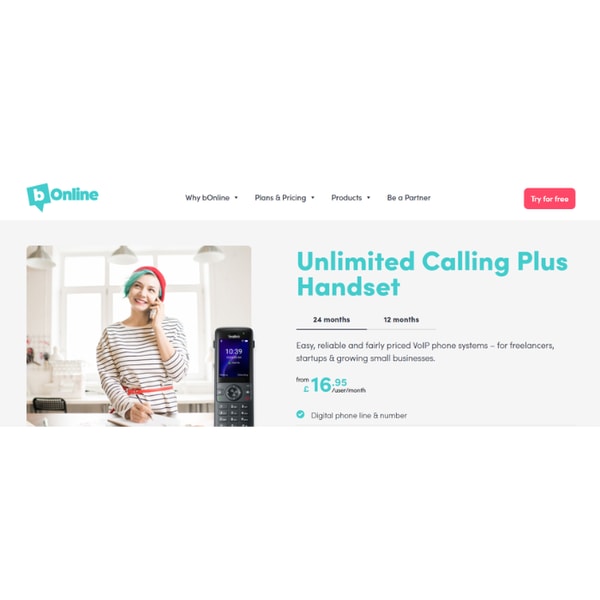 bOnline Unlimited Calling + Handset Review