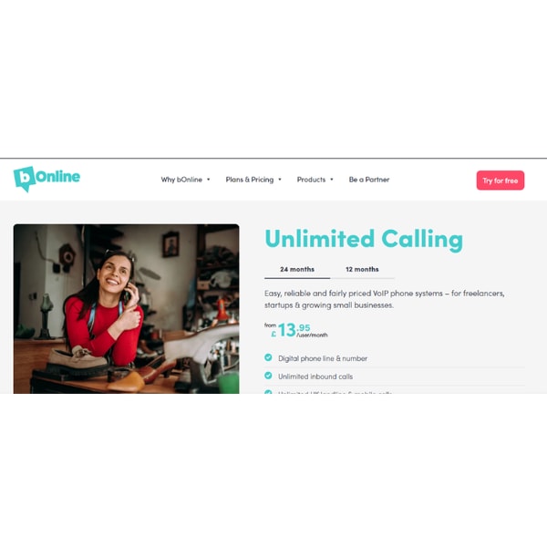 bOnline Unlimited Calling review